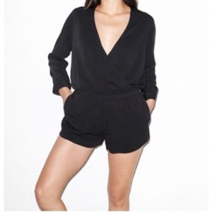 NWOT American Apparel Crossfront Romper